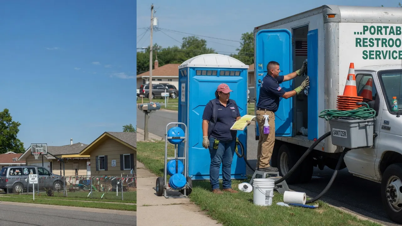 Portable Toilet Rental in Melcher Dallas, IA near me